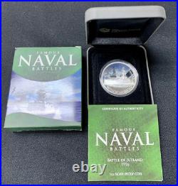 2011 Cook Islands $1 Famous Naval Battle of Jutland 1 Oz Silver Proof Coin