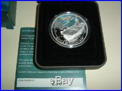 2011 Cook Islands Famous Naval Battles Midway 1 oz Silver Proof Coin Perth Mint