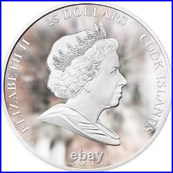 2011 Cook Islands Proof Karlsson on the Roof Soyuzmultfilm 5oz Silver