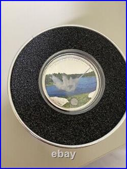 2012 Cook Islands 5 Dollars Silver proof coin Seymchan Meteorite, box, low mint