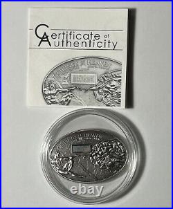 2012 Cook Islands Sistine Chapel Ceilings of Heaven Silver Coin