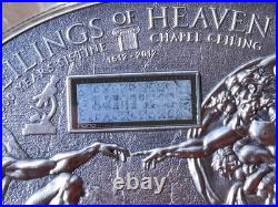 2012 Cook Islands Sistine Chapel Silver Coin