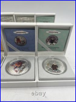 2012 Cook Islands, Soyuzmultfilm, 1 oz Silver Proof Coin Lot of 6 Limited Editio