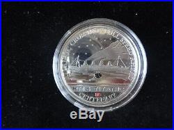 2012 Silver Proof Cook Islands $5 Coin Box + Coa Titanic Centenary 1/950