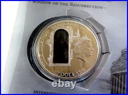 2012 WINDOWS OF HEAVEN Saint Isaac's Cathedral $10 Silver Coin Cook Islands D11