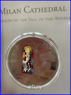 2013 $10 Cook Islands Windows Of Heaven Milan Cathedral Silver Coin