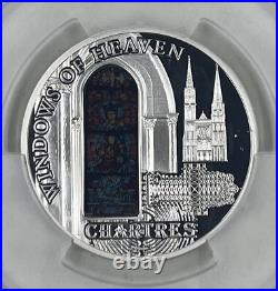 2013 $10 PCGS PL69 Cook Islands Chartres Windows of Heaven
