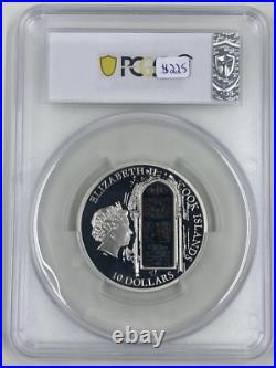 2013 $10 PCGS PL69 Cook Islands Chartres Windows of Heaven