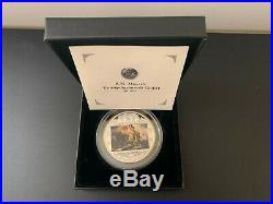 2013 Cook Island $20 DELACROIX Eugene Liberty Leading People 3 Oz Silver Coin