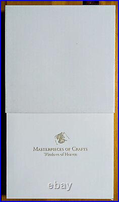 2013 Cook Islands $10 WINDOWS OF HEAVEN Chartres Proof 0.925 Silver Coin OP/COA