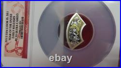 2013 Cook Islands $1 dollar Lunar Calendar Year of the Snake Fan Shape PR70 NGC