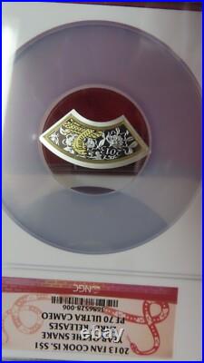 2013 Cook Islands $1 dollar Lunar Calendar Year of the Snake Fan Shape PR70 NGC 2013 Cook Islands $1 dollar Lunar Calendar Year of the Snake Fan Shape PR70 NGC