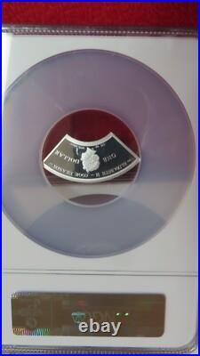 2013 Cook Islands $1 dollar Lunar Calendar Year of the Snake Fan Shape PR70 NGC