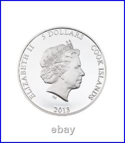 2013 Cook Islands Cartoon Soyuzmultfilm Puk! Puk! 1oz Silver Coin