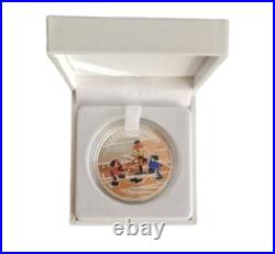 2013 Cook Islands Cartoon Soyuzmultfilm Puk! Puk! 1oz Silver Coin