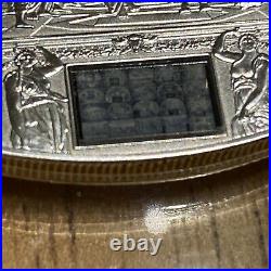 2013 Cook Islands Ceilings of Heaven Raphael's Rooms silver 25 g. 999 coin chip