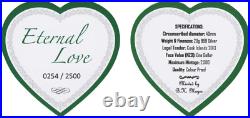 2013 Cook Islands Eternal Love Doves $1 Silver Color Coin Romantic Heart Shaped 2013 Cook Islands Eternal Love Doves $1 Silver Color Coin Romantic Heart Shaped