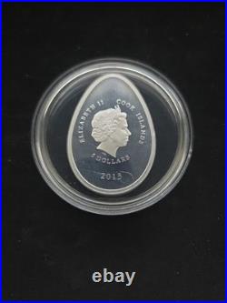 2013 Cook Islands Gold Egg 20g Fine Silver NO COA OR BOX