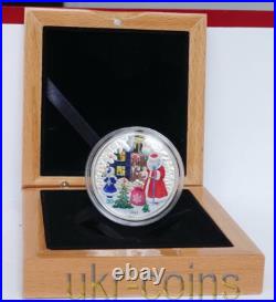 2013 Cook Islands Merry Christmas 1 Oz Silver Color Coin New Year Santa Claus