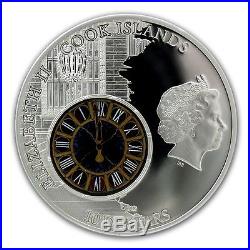2013 Cook Islands Windows of History Grand Central Station Silver Coin + Gift
