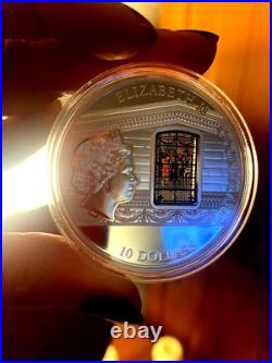 2014 Cook Islands $10 WINDOWS OF HEAVEN Buenos Aires Proof Silver Coin