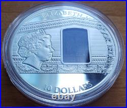 2014 Cook Islands $10 WINDOWS OF HEAVEN Buenos Aires Proof Silver Coin