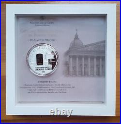 2014 Cook Islands $10 Windows Of Heaven Cathedral Buenos Aires Silver Coin #11