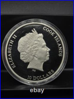 2014 Cook Islands Nano Sea $10 Legal Tender Silver Nano Chip Coin 1,000 Minted