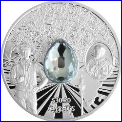 2015 $10 Cook Islands Great Diamonds GREAT STAR OF AFRICA 2 Oz Silver Proof Coin