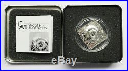 2015 $2 Cook Islands SPACE TIME CONTINUUM AWARD WINNING 1/2 OZ. 999 SILVER COIN