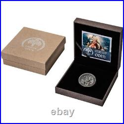 2015 2 oz Cook Islands Silver Norse God Odin Proof Coin (Ultra High Relief)