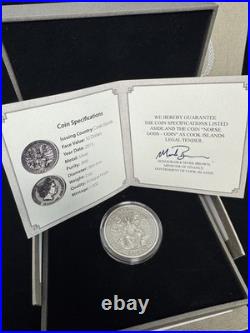2015 2 oz Cook Islands Silver Norse God Odin Proof Coin (Ultra High Relief)