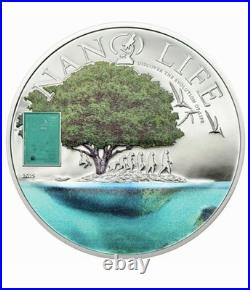 2015 Cook Islands $10 50 Gram Silver Coin Nano Life Only 1000 Minted