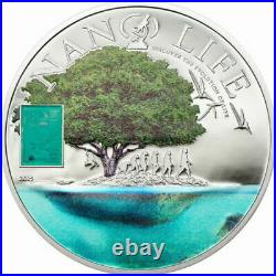 2015 Cook Islands $10 Evolution Nano Chip Life 50g Silver Coin 1,000 Mintage