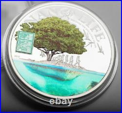 2015 Cook Islands $10 Evolution Nano Chip Life 50g Silver Coin 1,000 Mintage