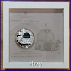 2015 Cook Islands 10$ Windows Of Heaven Jerusalem Silver Proof Coin