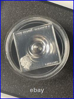 2015 Cook Islands 2 dollars Space Time Continuum silver coin
