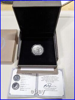 2015 Cook Islands 2 oz Antiqued Silver Norse Gods Freyr, Early Year Mintage