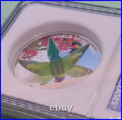 2015 Cook Islands $5 World Of Parrots Rainbow Lorikeet Ngc Pf70 Uc Er Coin