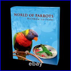 2015 Cook Islands $5 World Of Parrots Rainbow Lorikeet Ngc Pf70 Uc Er Coin