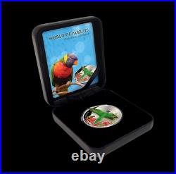 2015 Cook Islands $5 World Of Parrots Rainbow Lorikeet Ngc Pf70 Uc Er Coin