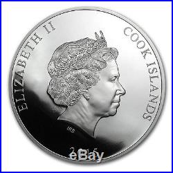 2015 Cook Islands 5 oz Silver Mother of Pearl Year of the Goat SKU #84718