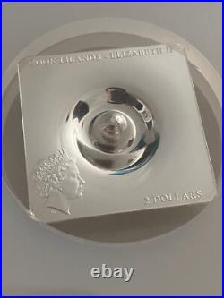 2015 Cook Islands. 999 Silver COIN Space Time Continuum NGC PF69 - won 2 awards