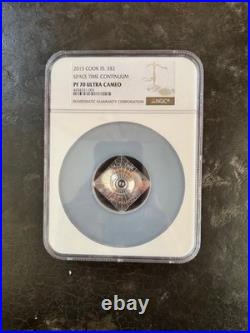 2015 Cook Islands. 999 Silver COIN Space Time Continuum NGC PF70 – won 2 awards