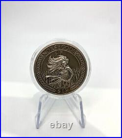 2015 Cook Islands Norse Gods Sif Antique Finish 2 oz Silver