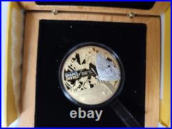 2015 Cook Islands S$5 Shades of Nature Butterfly Silver Proof Gilded Coin