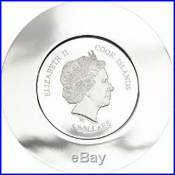 2015 Cook Islands Silver $5 Murrine Millefiori Glass Art PF69 UC NGC Coin
