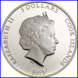 2015 Magnificent Life Peacock 1 oz Cook Islands