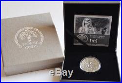 2015 NORSE GODS Series HEL 2 oz Silver Coin $10 Cook Islands COA Box