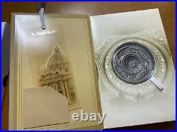 2016 100g Silver Ultra High Relief Cook Islands St Peters Basilica Coin